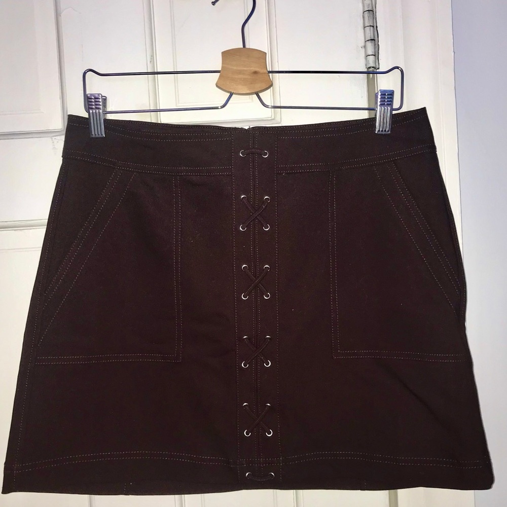 NWT Express skirt with lacing detail